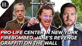 JUN 8, 2022 - PRO-LIFE CENTER IN NEW YORK FIREBOMBED, JANE’S REVENGE GRAFFITI ON WALL