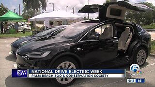 National Drive Electric Week kickoff event held at Palm Beach Zoo