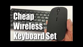 Cheap 2.4GHz Wireless Keyboard and Mouse Combo by UPWADE Review