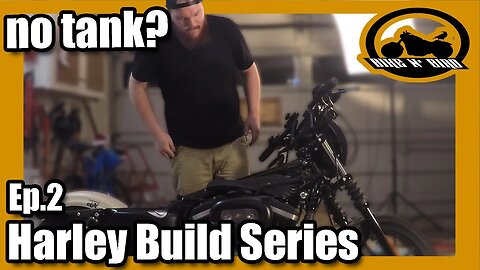 Harley Iron 883 Sportster "Build" Series - Ep.2 Tear Down & Test Fits