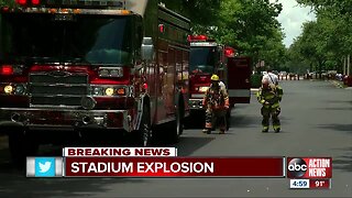 Gas line explosion at Raymond James Stadium sends two to hospital as trauma alerts