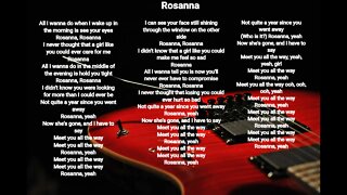 Rosanna - TOTO lyrics HQ