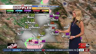 Bakersfield was one degree away from tying a record, we had a high of 94°