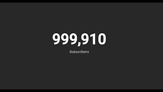 COUNTDOWN TO 1 MILLION!