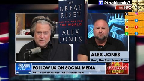 7/27/2022 MEDIA BOMBSHELL! Steve Bannon Talks Great Reset With ALEX JONES