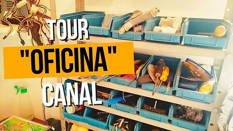 UM TOUR PELA MINHA OFICINA