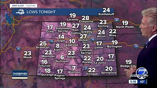 A minor storm for Colorado on Wednesday