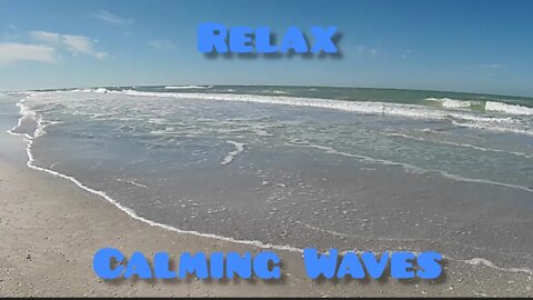 Relaxing in Paradise | Calming Waves | Beautiful Beach | Florida | Vacation | Meditation