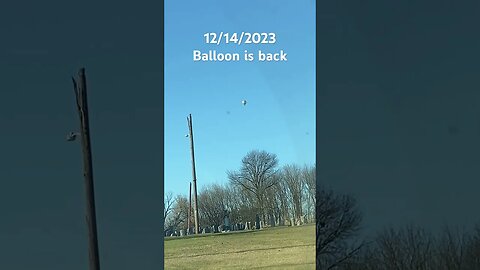 Balloon is back 12/14/2023 #mysteries #secrets #alexjones #Patricb #secrets #simulatedreality