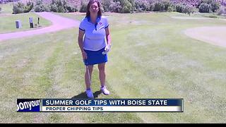 BSU Summer Golf Tips Chipping with Nicole Bird
