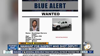 Statewide search on for suspect in Northern California deputy shooting