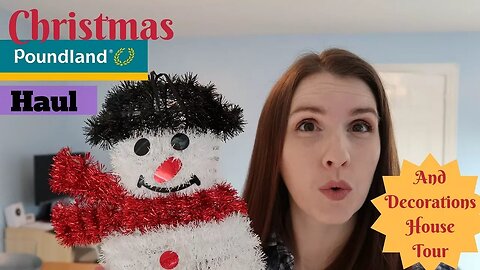 Vlogmas 2017 Christmas Poundland Haul and our Indoor Outdoor Decorations