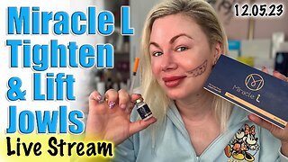 Live Stream Tighten and Lift your Jowls with Miracle L, Acecosm| Code Jessica10 saves you money