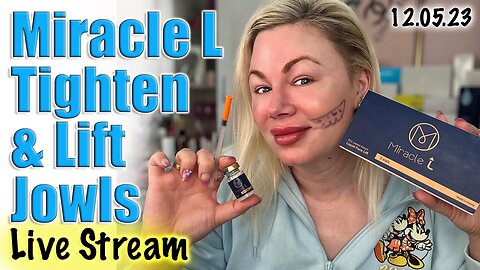 Live Stream Tighten and Lift your Jowls with Miracle L, Acecosm| Code Jessica10 saves you money