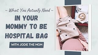 Mommy To Be Hospital Bag Checklist: What You Actually Need