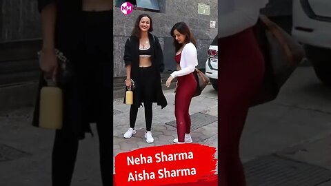 Neha Sharma & Aisha Sharma viral video #ytshort #shorts