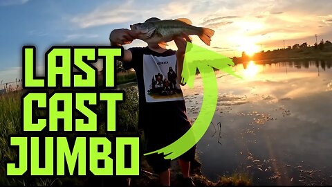 The Last Cast that Landed the Biggest BASS This Year So Far! #fishing #outdoors #bassfishing