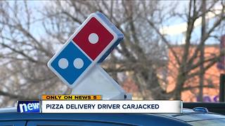 Pizza delivery driver carjacked at gunpoint on west side: 'I just got numb'