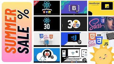 🌟Summer Sale on Our Web Development Courses | HTML, CSS, Java, JS, Bootstrap, Responsive, React 🎉