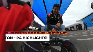 Picking up 4 Places at Final GoProMotorplex Race of 2022! - Joseph Saddington MicroSwift Cadet