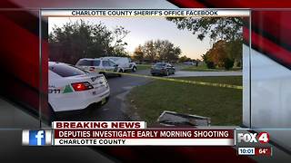 Deputies Investigate Early Morning Shooting