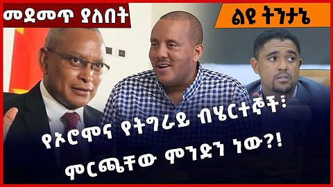 #Ethiopia የኦሮሞና የትግራይ ብሄርተኞች፣ ምርጫቸው ምንድን ነው❓❗️ Prosperity Party | OPDO | TPLF | Amhara Jan-12-2023