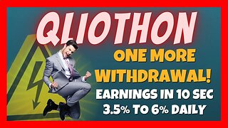 QLIOTHON Instant Withdrawals 🔥3.5% to 6% In Daily Rewards 🧨 KEEPS PAYING 🚀 Latest Update ✅