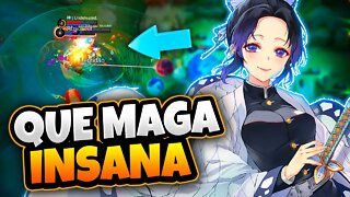 ELA TEM A MAIOR PRESSÃO DE LANE QUE JÁ VI | MOBILE LEGENDS