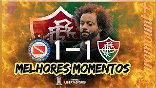 Argentinos Juniors 1 x 1 Fluminense Melhores Momentos Libertadores 2023