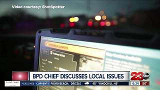 Bakersfield Police Chief Lyle Martin discusses local issues on 23ABC