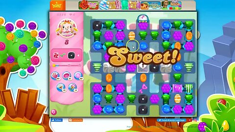 Candy Crush Level 6514 Talkthrough, 20 Moves 0 Boosters