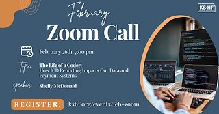 February Zoom Meeting: The Life of a Coder