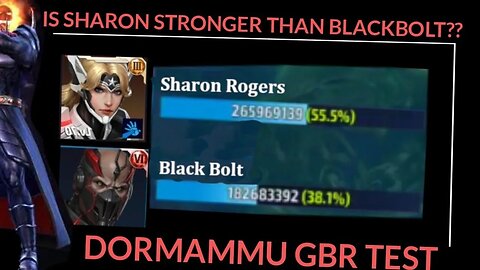 Sharon Rogers can Beat Black Bolt in GBR?? - Marvel Future Fight