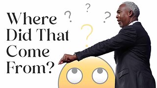 Where Did That Come From -- Bishop Dale C. Bronner
