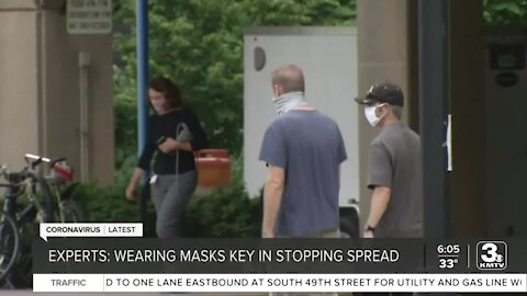 Experts: Wearing masks key in stopping spread