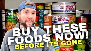 10 Foods You NEED To Buy & STOCKPILE Now In Your Pantry BEFORE Its GONE | Shelf Stable Canned Foods