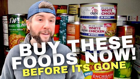 10 Foods You NEED To Buy & STOCKPILE Now In Your Pantry BEFORE Its GONE | Shelf Stable Canned Foods