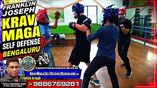 Franklin Joseph Krav Maga in Bengaluru (Self Defense) ~ Multiple Threat Attacks Spar A357 #KravMaga