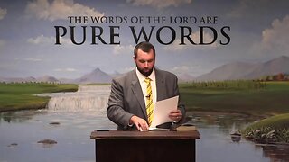 John 20 pt 1 - Evangelist Urbanek | Pure Words Baptist Church
