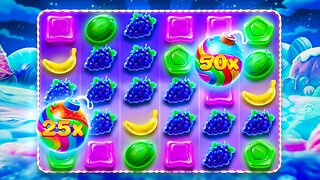 THE 50x DROPS ON SWEET BONANZA!