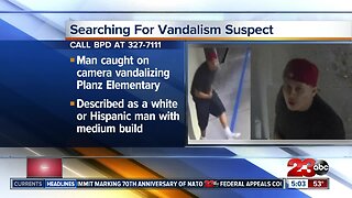 Search for Planz Elementary vandalism suspect