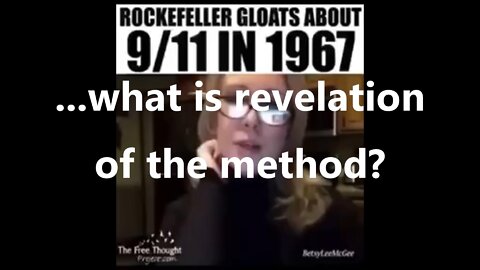 ...what is revelation of the method?