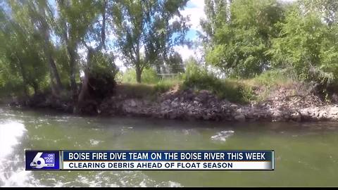 Boise Fire Dive Team mitigates hazards on Boise River