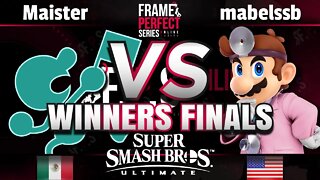 FPS2 Online Winners Finals - SSG | Maister (Mr. G&W) vs. Furtastic | mabelssb (Dr. Mario) - Ultimate
