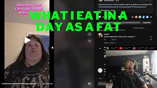 What I Eat In A Day As A Fat Person Reactions Episode 1