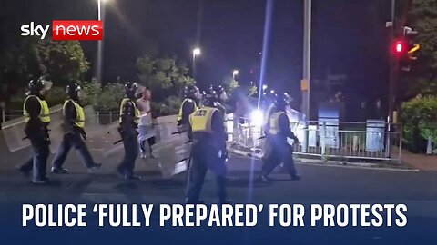 Police say they are 'fully prepared' to deal with protests