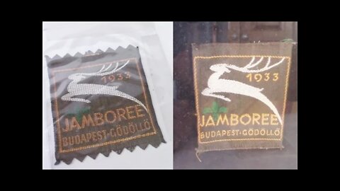 Real vs Fake 1933 4th World Scout Jamboree patches