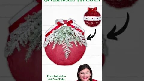 Dollar Tree Christmas Ornament Wreath Hack DIY Tutorial 🎄