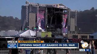 KAABOO Del Mar welcomes concerts go-ers for night one