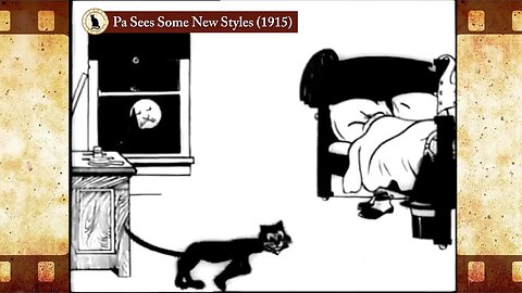 Pa Sees Some New Styles (1915) 🐱 Cat Movies 🎥🐈